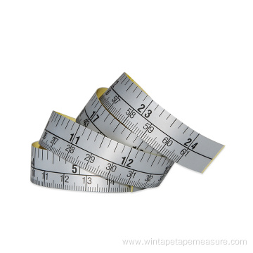 61 CM 24" Adhesive Silver Tape Measure